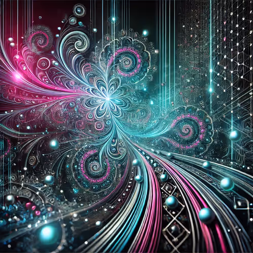 Fractal Eternity: The Neon Grid