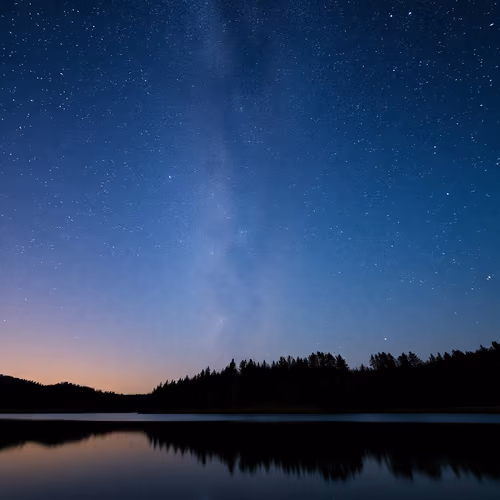 night lake