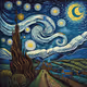 AI Generated Series #59 - Van Gogh Resurrected