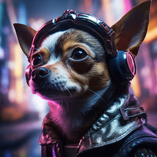 futuristic dog