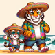 family tiger