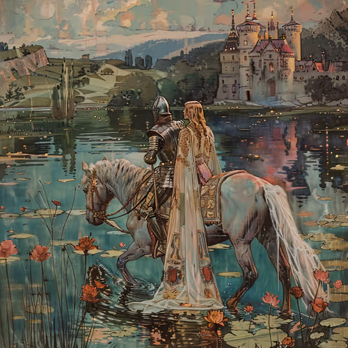 King Arthur and Guinevere