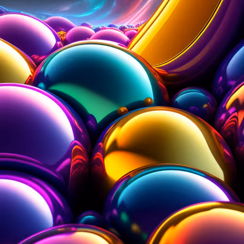 Rainbow bubbles