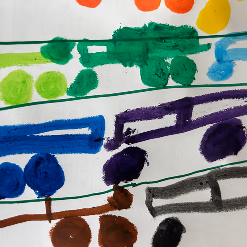 Rainbow cars