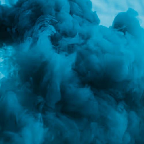 A blue smoke
