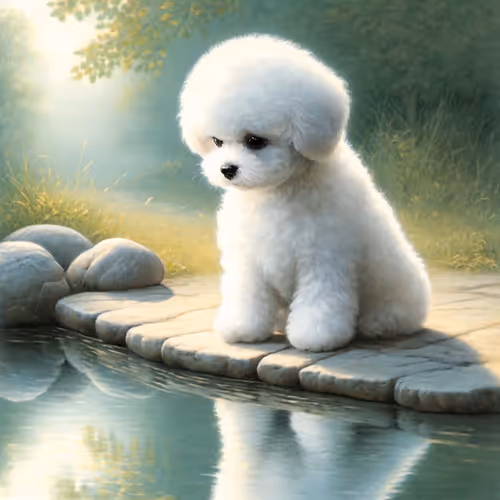 happy bichon #1