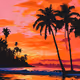 Pixel Sunset