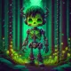 Zora Skeleton Green