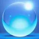 Blue Zorb on Zora
