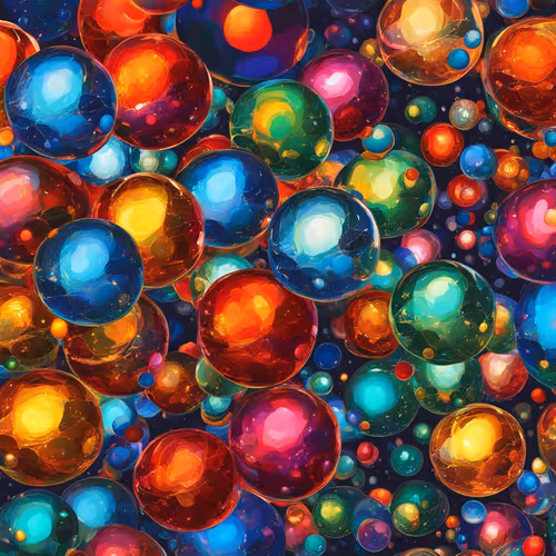 Multicolored Zorbs