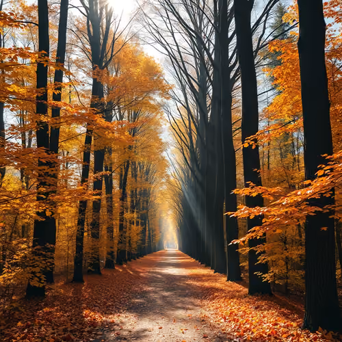 Autumn road