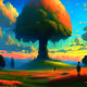 giant rainbow tree