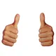 Thumbs Up Dog Digital Stickers