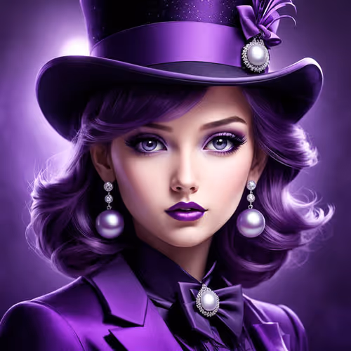 All that purple