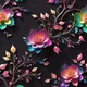 Flowers on a Black B