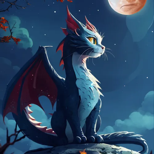 Dragon cat