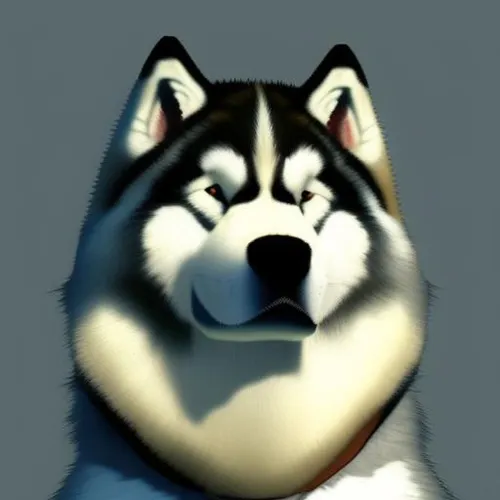 Malamute dog