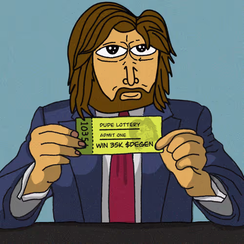 DUDE LOTTERY 🎟️