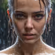 Girl in the rain
