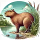 Spring capybara