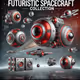 ZoraOP :  Futuristic Spherical Spaceships in Space