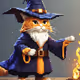 Cosmic Conjurer Cat