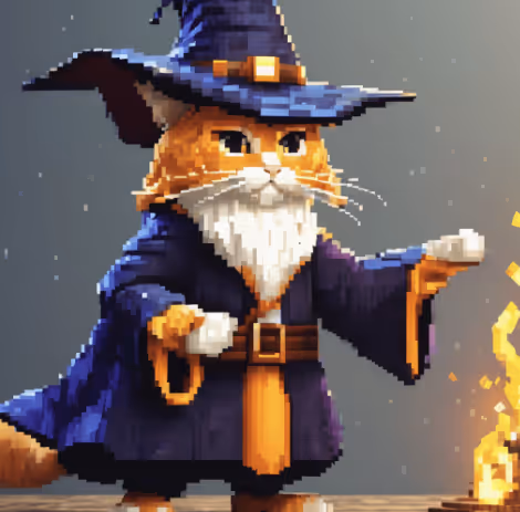 Cosmic Conjurer Cat