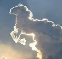 horse clould