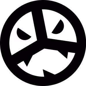 Zora Peace with Teeth Black