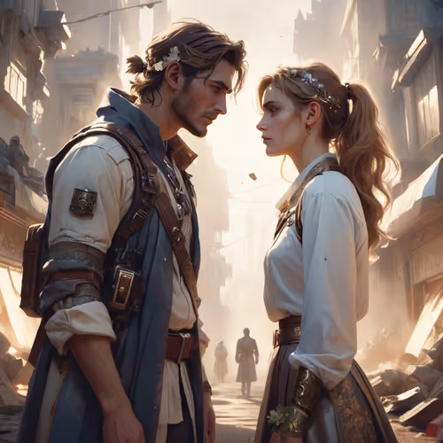 man and woman