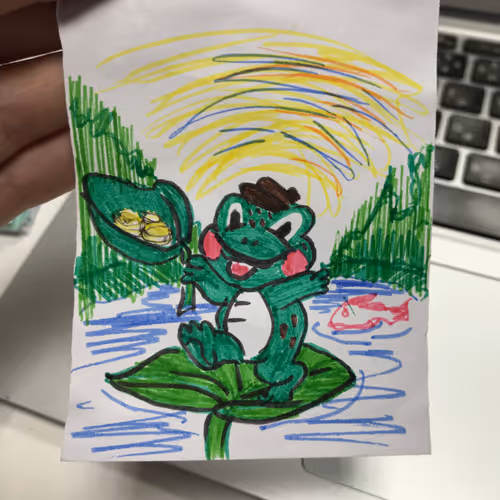 Good things with rich frog