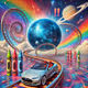 "Cosmic Drive: Journey Beyond Reality"