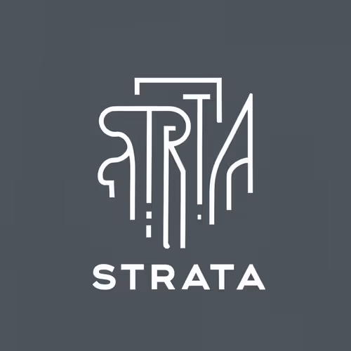 Unearthing Elegance: The Strata Logo's Journey Through Depth & Sophistication