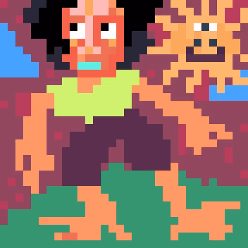 Pixel paintings