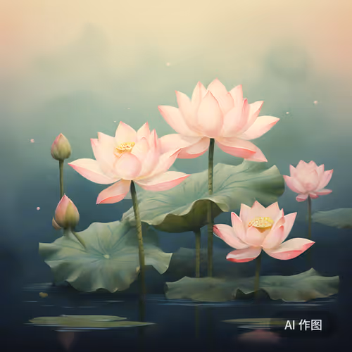 Serenity in Bloom: Lotus Whispers