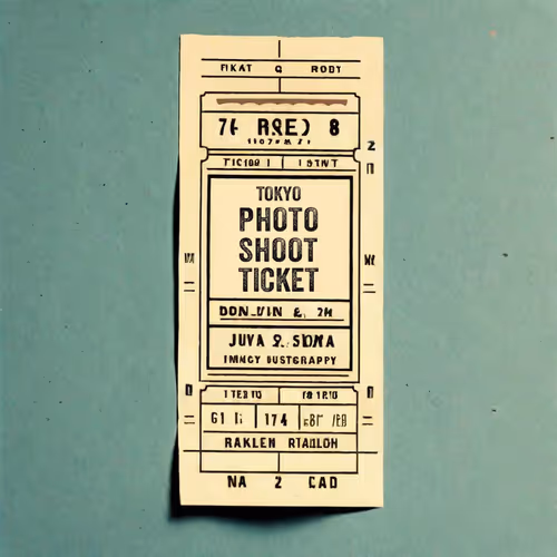 Photo Shoot Ticket