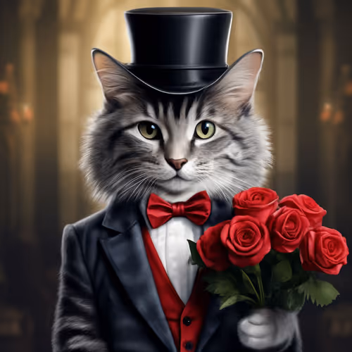 Flower Cat