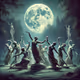Moonlit Dances of the Statues