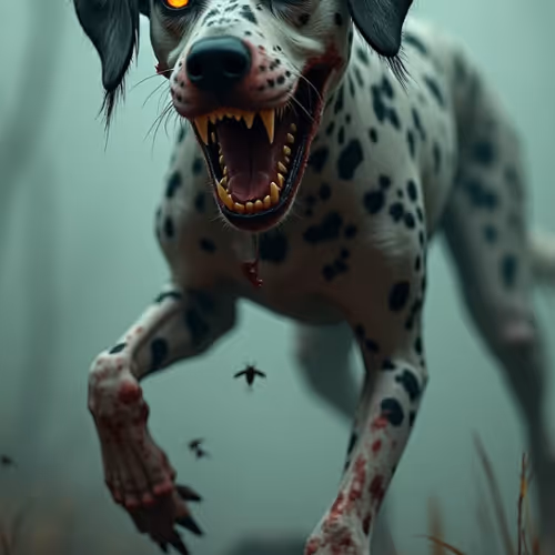 Dalmatian zombie