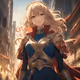 blonde female warrior
