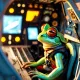 Frog in the Space Shuttle