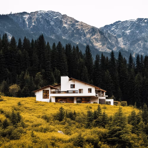 House on the mountains