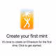 Create your first Mint