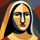 Picasso painting Mona Lisa