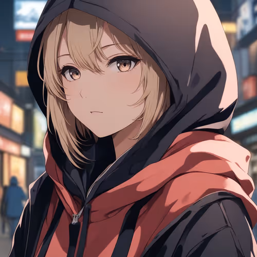 G1rl in a hoodie
