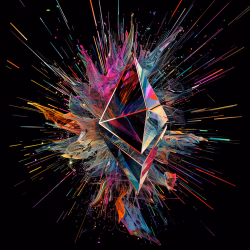 Ethereum Art Abstract