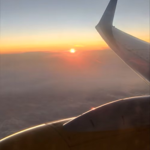 In the sky