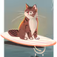 Surfing Kitties