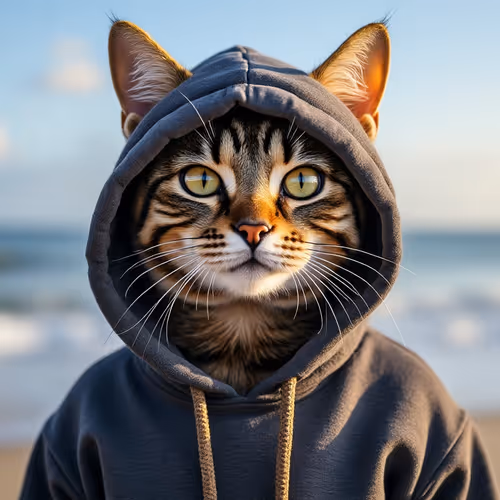 Cat in a Hoodie