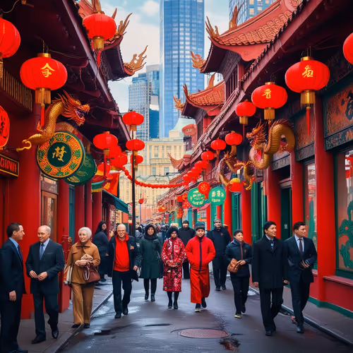 China town in Moscow city